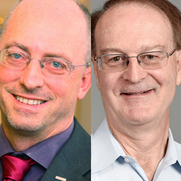 Professors Bruce Rittmann, Biodesign Institute, Arizona State University, USA and Mark van Loosdrecht, Delft University of Technology, The Netherlands - Stockholm Water Prize 2018