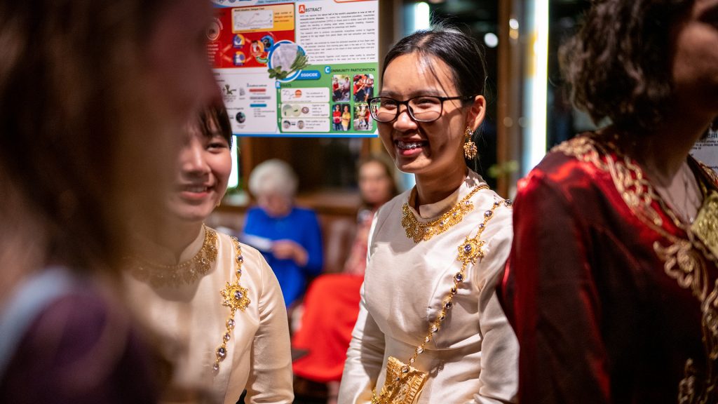 Stockholm Junior Water Prize competitors presenting their project