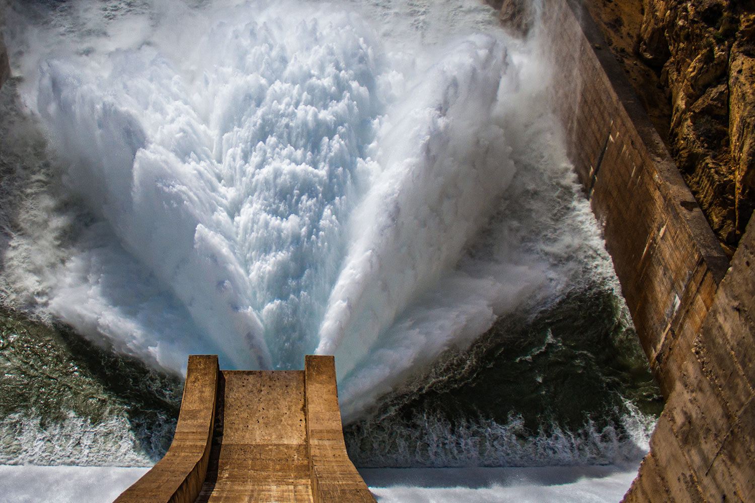 WATER GOVERNANCE: Water being released from a dam. Photo: Deborah Lee Rossiter